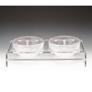 Zicco ZCP-285 Kaseli Polikarbon Teşhir Standı 2'li 23x30x29 cm