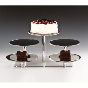 Zicco ZCP-290 Dikdörtgen Altlı Aynalı Teşhir Standı 5'li 52x42x24 cm