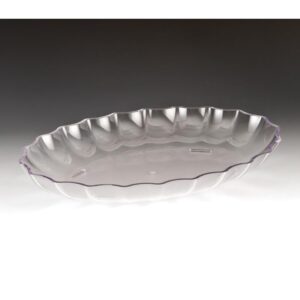 Zicco ZCP-296 Polikarbon Oval Teşhir Tabağı 41.5x29.5x5.5 cm Şeffaf