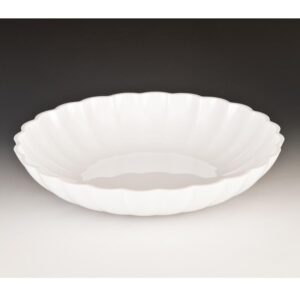 Zicco ZCP-297 Polikarbon Yuvarlak Teşhir Kasesi 36x7 cm Beyaz