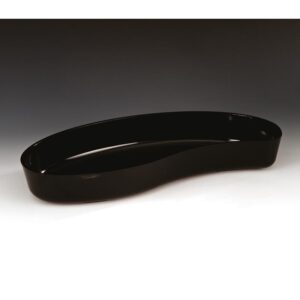 Zicco ZCP-299 Polikarbon Damla Teşhir Tabağı 45x21x6.5 cm Siyah