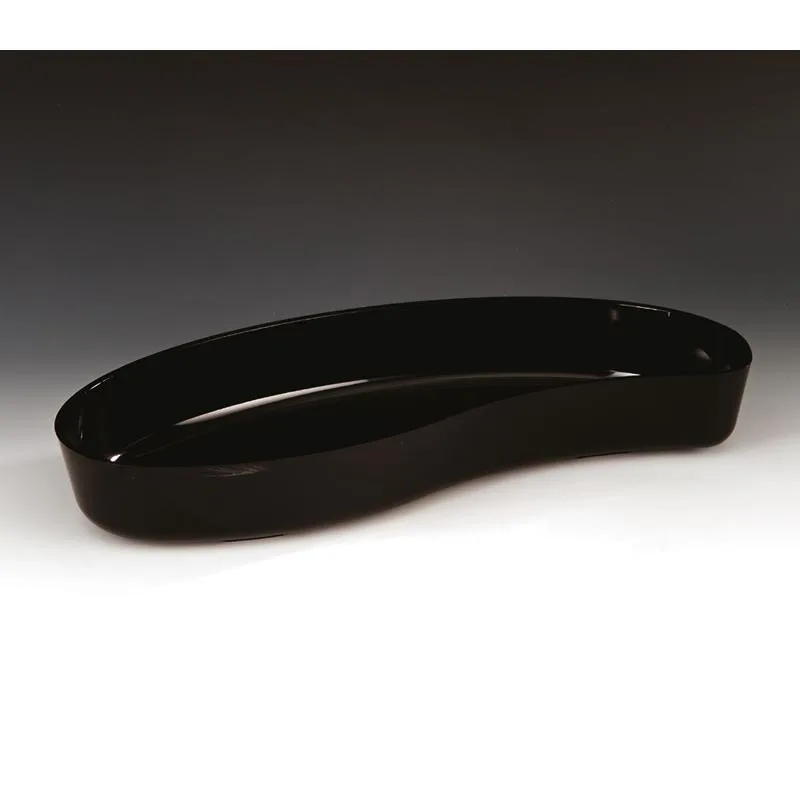 Zicco ZCP-299 Polikarbon Damla Teşhir Tabağı 45x21x6.5 cm Siyah