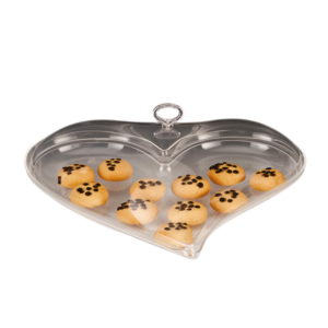 Zicco ZCP-320 Kapaklı Akrilik Kalp Muhafaza Kabı 40x40x13 cm