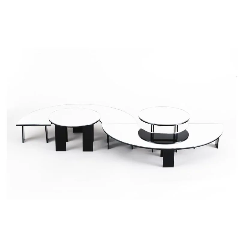 Zicco ZCP-397 S Model Ayna Teşhir Standı 4 Parça 60x30x10 cm