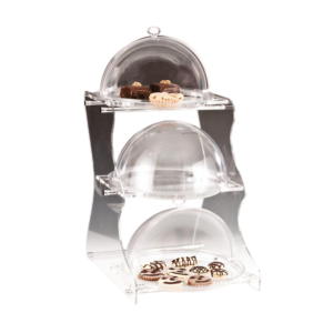 Zicco ZCP-406 Fanuslu Polikarbon Teşhir Standı 3 Katlı 36x45x67 cm