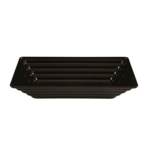 Zicco ZCP-426 Akrilik Teşhir Kasesi 43.5x28.5 cm Siyah