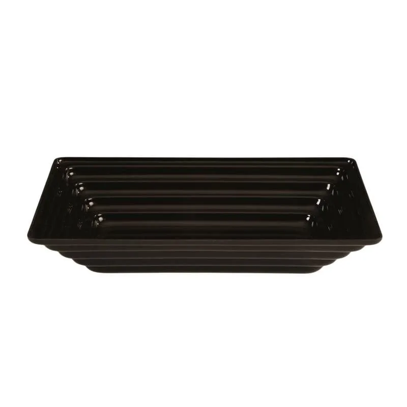 Zicco ZCP-426 Akrilik Teşhir Kasesi 43.5x28.5 cm Siyah
