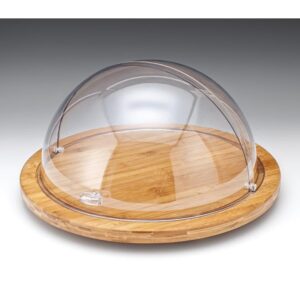 Zicco ZCP-518 Ahşap Altlı Polikarbon Fanus Rolltop Kapaklı 46 cm