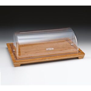 Zicco ZCP-521 Ahşap Altlı Polikarbon Fanus Rolltop Kapaklı 59x39 cm