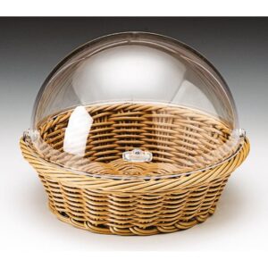 Zicco ZCP-660 Polikarbon Rolltop Kapaklı Hasır Ekmek Sepeti 35x10 cm