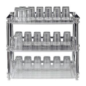 Zicco ZCP-672 Polikarbon Tepsili Bardak Standı 53x33x h:46 cm