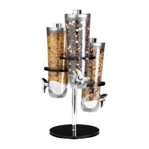 Zicco ZCP-842 Akrilik Standlı Döner Cornflakes Aleti 3'lü 26x26x54 cm