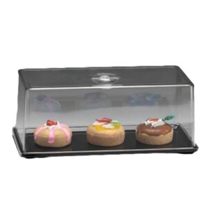 Zicco ZCP-849 Polikarbon Kapaklı Melamin Altlı Fanus 18x35 cm