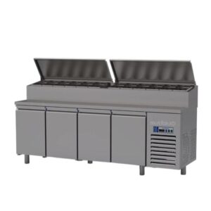 Astema Pizza ve Salata Hazırlık 4 Kapılı Buzdolabı GN 1/3 430 K