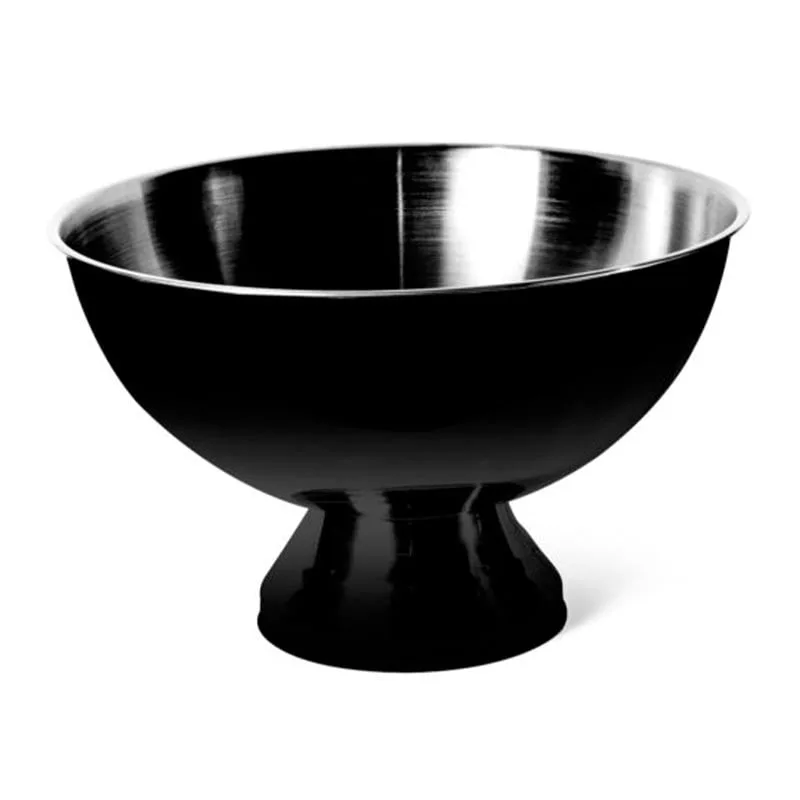 Biradlı BRD-3072 Çelik Punch Kasesi, 18/10 Cr-Ni, 39x25 cm Siyah