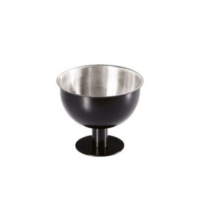 Biradlı BRD-3073 Ayaklı Çelik Punch Kasesi, Ayaklı, 16x18 cm Siyah