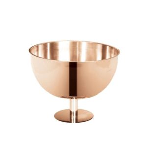 Biradlı BRD-3073 Ayaklı Çelik Punch Kasesi, Ayaklı, 16x18 cm Bakır