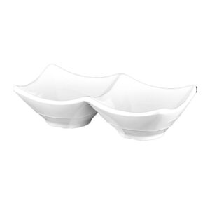 Biradlı BRD-342 Minimal Melamin Sunum Kasesi, 2'li, 16x8.5x4.5 cm