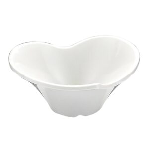 Biradlı BRD-517803 Çiçek Melamin Sunum Tabağı, 8x7x3 cm, Beyaz