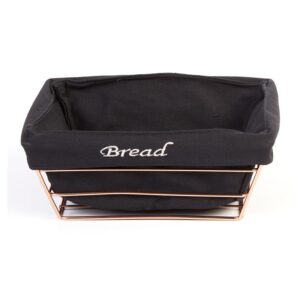 Biradlı BRD-HW182-B Dikdörtgen Bezli Ekmek Sepeti, 22x16 cm Bakır