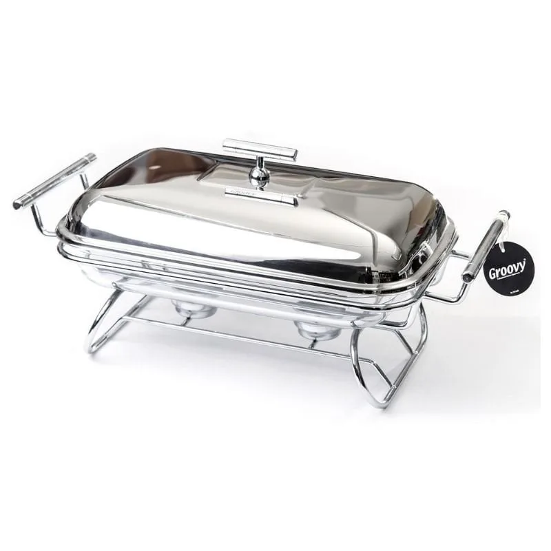 Biradlı GRV-0902 Dikdörtgen Isıtıcılı Yemek Servis Ünitesi, 2.2 L