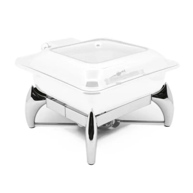 Biradlı GRV-4023-A Ekonomik Kare Chafing Dish Ayaklı Stand