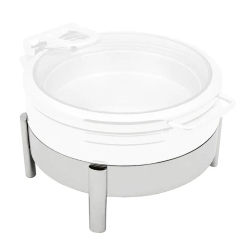Biradlı GRV-5025-A Lux Yuvarlak Chafing Dish Ayaklı Stand