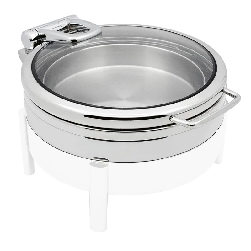 Biradlı GRV-5025 Lux Yuvarlak Chafing Dish, 5.5 L
