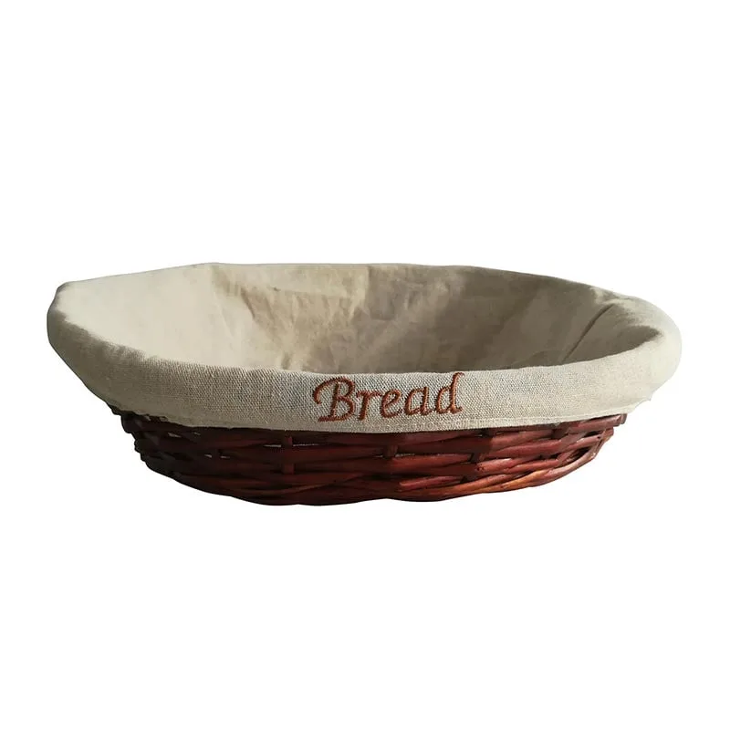 Biradlı GRV-903-L Yuvarlak Konik Ekmek Sepeti, 45x7/17 cm