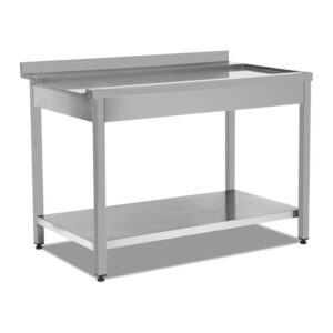 Empero Sağdan Çıkışlı Bulaşık Maki̇nesi̇ Çıkış Tezgahı Taban Raflı 120x75x89 Cm