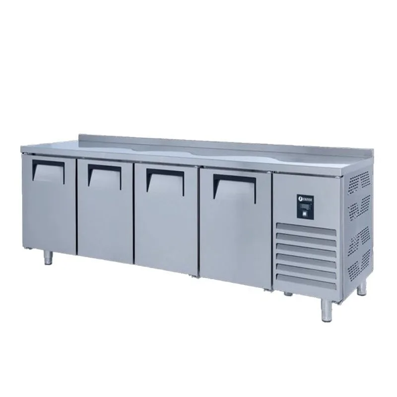 İceinox CTS 565 N CR Tezgah Tip Snack Seri 4 Kapılı Derin Dondurucu 565 L 430 K 250x60x85 cm