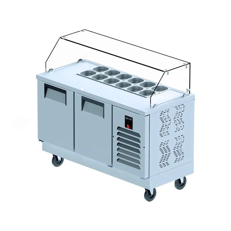 İceinox FTS 650 CR 4 Kapılı Hazırlık Buzdolabı 430 K 24 Adet 1/6 -150 GN Kapasiteli
