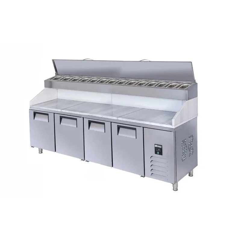 İceinox PTS-HM 650 CR Mermerli Make Up 4 Kapılı Buzdolabı 650 L 430 K 250x70x130 cm
