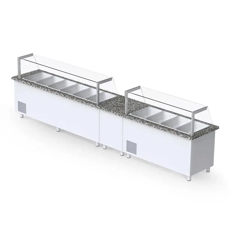 İceinox STS F 330 CR 2 Kapılı Servis Buzdolabı 430 K 150x80x132 Cm 330 L