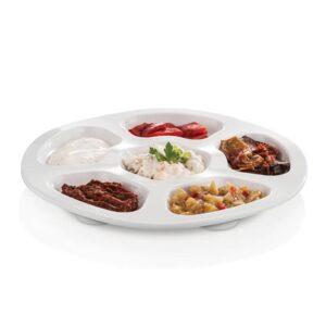 Külsan 108.PW Thermoset Krater Tabak 28 cm Beyaz