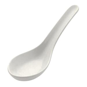 Külsan 13015.CW Thermoset Lokmalık Minimal Kaşık Model 4.5x13 cm 15 ml Beyaz