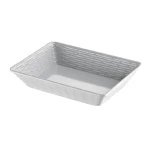 Külsan 14028.CW Thermoset Hena Ekmek Sepeti 28x20 cm Beyaz