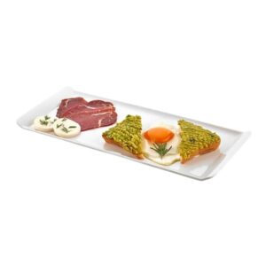 Külsan 20038.CW Thermoset Baton Tabak Dikdörtgen 38x16 cm Beyaz