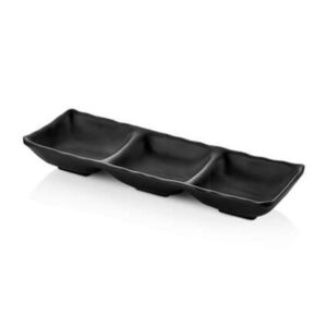 Külsan 25326.BL Thermoset Ramekin Üçlü 26.5x8.8 cm 3x75 ml Siyah