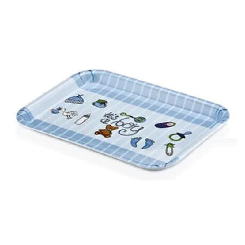 Külsan 360SBM.PW Thermoset Baby Life Bebek Tepsi, 31x23 cm, Mavi