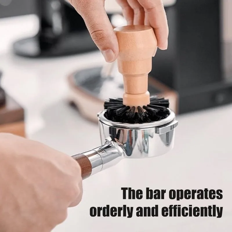 Mutfak10 Barista Portafiltre Temizleme Fırçası 58 mm
