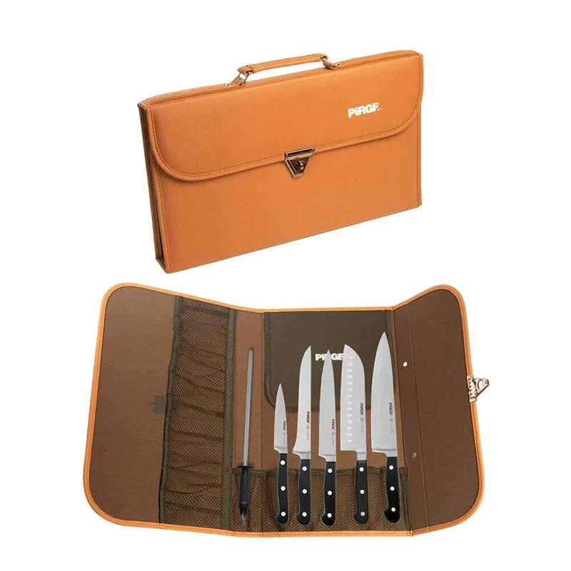 Pirge Classic Çantalı 6'lı Bıçak Seti – 35199