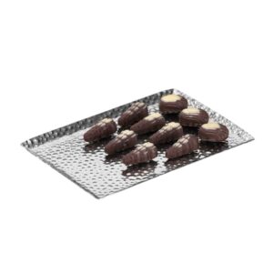 Zicco CPY-1 Çelik Çikolata Teşhir Tepsisi 15x23 cm