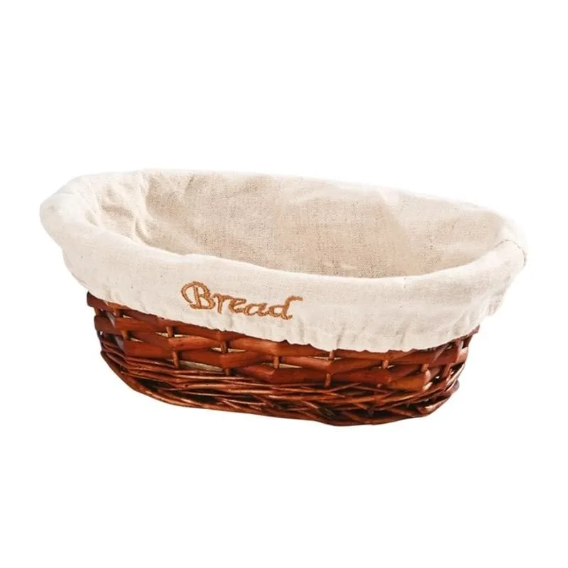 Zicco JN-25177 Oval Ekmek Sepeti 24x17x7 cm Koyu Renk