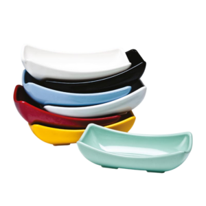 Zicco K-2026 Melamin Mini Teşhir Kasesi 6.5x14x4 cm Beyaz