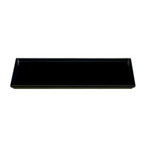 Zicco K-2044 Melamin Teşhir Tabağı 18x35 cm Siyah