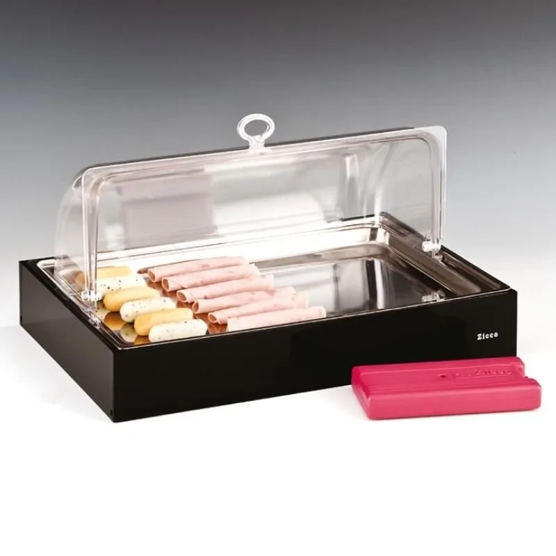 Zicco ZCP-292 Soğutuculu Rolltop Kapaklı Polikarbon Teşhir Standı 45x30 cm