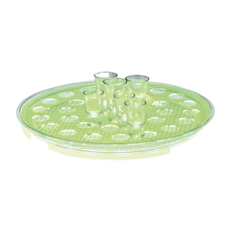 Zicco ZCP 313-Y Polikarbon Shot Servis Standı 35'li 42 cm Yeşil