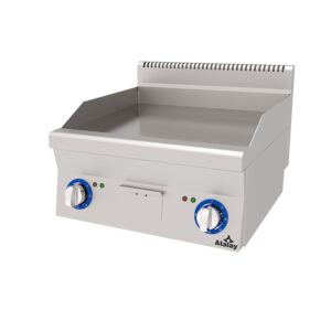 Atalay 600 Seri Düz Krom Pleyt Izgara Set Üstü Elektrikli 60x60 Cm