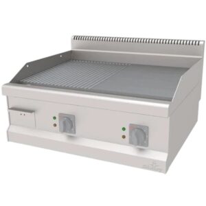 Atalay 700 Seri Yarı Nervürlü Pleyt Izgara Set Üstü Elektrikli 80x70 Cm